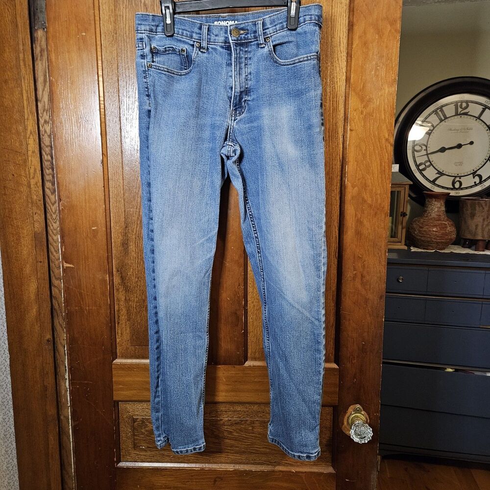 Sonoma The Everyday Jean Men's Blue‎ Jeans Regular Medium Wash Cotton 32x32
